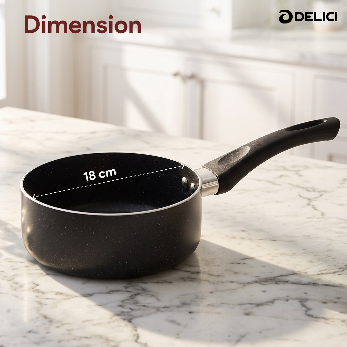 Delici Milk Pan 18cm (AMP18GE)