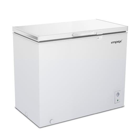 Impex IMCF200W 200L Chest Freezer | Lock & Key, Castor Wheels, R600A