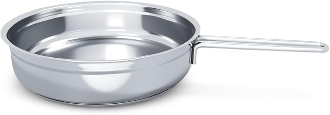 Delici Stainless Steel Fry Pan 28CM | 304 Grade SS | Oven Safe | DFP28W