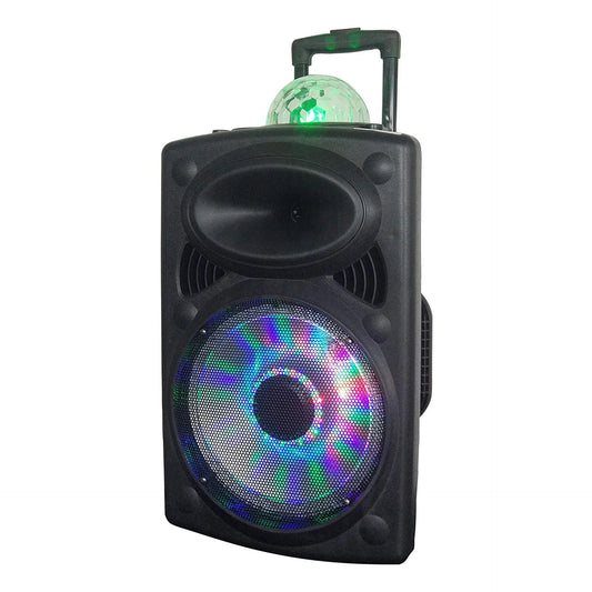Impex TS81 Portable Trolley Speaker | 4000W PMPO | Karaoke | Wireless Mic