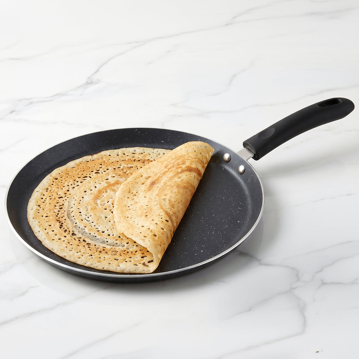 Delici Tawa Pan 28CM (ATP28GE) – Granite Gray Non-Stick | PFOA Free