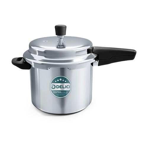 Delici Stainless Steel Pressure Cooker 3 Litre | Induction Base | Spring Safety Valve | SPC3E