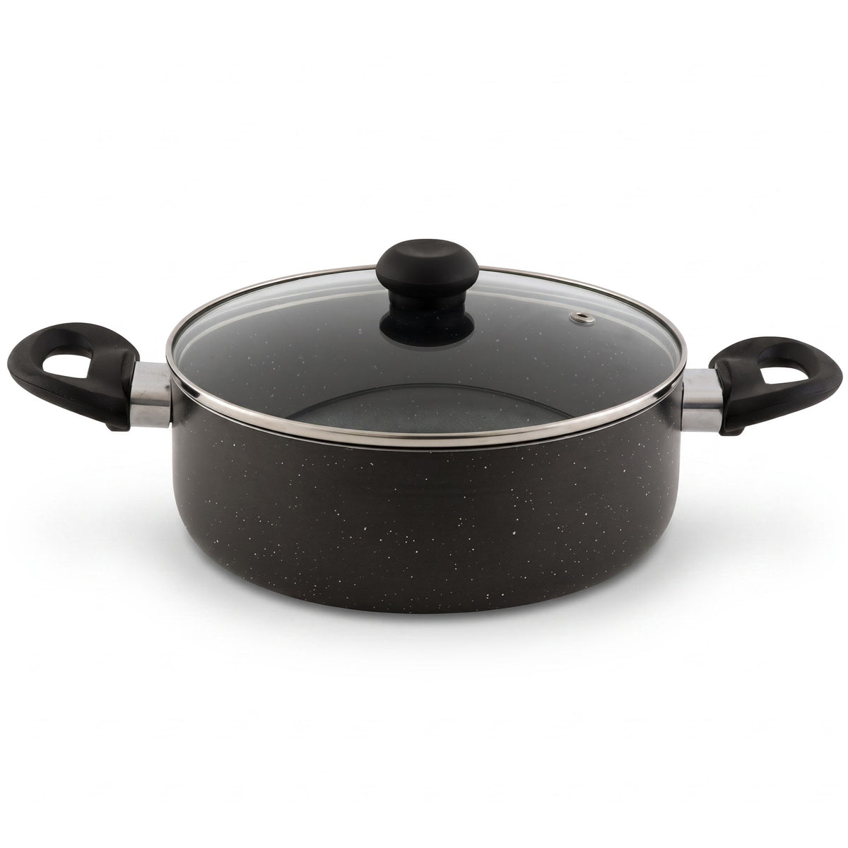 Delici Non-Stick Sauce Pan 24CM (ASP24GE) – Granite Gray | PFOA Free