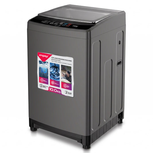 Impex 10KG Fully Automatic Top Load Washing Machine (WM1000TMG)