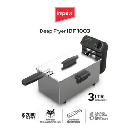 Impex 3 Ltr. Deep Fryer (IDF 1003)